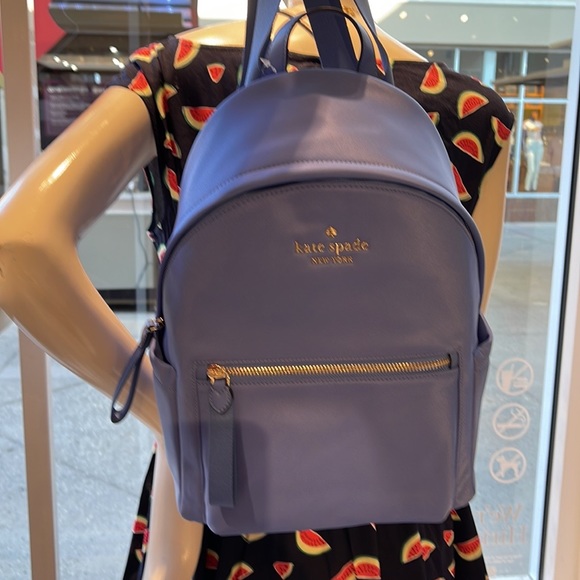 Kate Spade Chelsea Nylon Medium Backpack
Deep Cornflower 
NWT - Picture 11 of 16